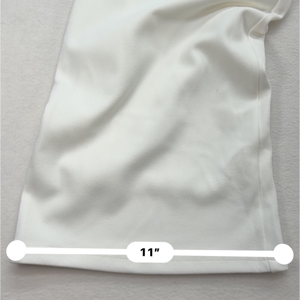 NWT Lulus Flaunt It Like That White One Shoulder Jumpsuit M - Picture 9 of 11